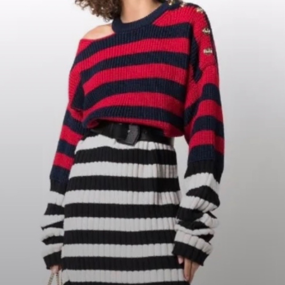 Balmain Limited Edition Knit Sweater Dress w/ Neiman Marcus Tags